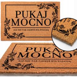 TabPrint Lábtörlő Bejárati Ajtó Elé 40x60 Kopogtass Erősen Minta (Wycieraczka Kokosowa 40x60)