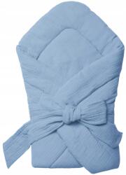 Ankras Becik Muszlin Babatakaró 75X75 Lengyel Termék (ROŻEK MUŚLIN DOUBLE GAUZE 75/75cm: JEANS)