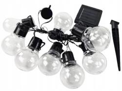  Napelemes lámpa Girland 200 cm dekoráció 10 Led izzó (LAMPKI LED WISZĄCE)