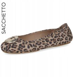 Peter Kaiser balerina cipő, leopárdmintás, Ancona, puha bőr [72140-44-458] méret 42-es méret (72140-44-458)