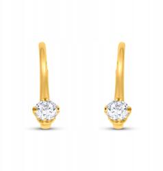  Sárgaarany gyémánt fülbevaló Quinara