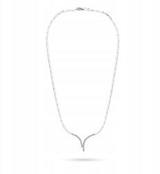 ZŁOCISTO Fehér Arany Nyaklánc 585 Gyémántokkal (biżuteria na urodziny imieniny rocznicę)