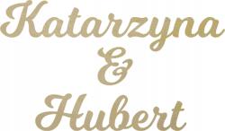 Kreatywne Myślenie Fa felirat 2, 5 cm -es, nevek esküvőre, lakodalomra (31762)