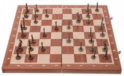 Square Fém sakk készlet, Égyptomi stílus Fa sakktábla 48 x 48 cm