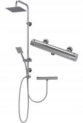 Granitan Zuhany Szett Termosztátos Csaptelep Esőztető Fürdőszoba Ripon (zestaw RIPON)