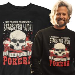 Aradena Ideális Pulóver Apukáknak Ajándékba Karácsonyra Kényelmes Játékok és Póker Rajongóknak L (406 L Nie próbuj zrozumieć starszych ludzi)