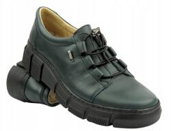 Helios Női Félcipő Helios 407 Természetes Bőr Zöld Puha Kényelmes (407.56)