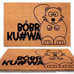 TabPrint Lábtörlő Kókusz Bemeneti 60X40CM E Bober Ku#wa Viral Tiktok Minták (Wycieraczka do butów 60x40 kokosowa BOBER)