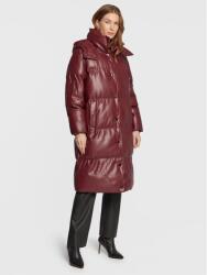 GUESS Bordó Pihe-puha Kapucnis Kabát (L) (556520)
