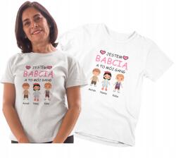 Aradena Női Póló Ajándék Nagymama Banda Születésnapra XL-es (134 XL Gang Babci Jestem Babcią)