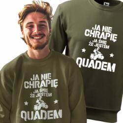Aradena Vicces pulóver quad rajongóknak Én nem horkolok, quad terepjáró vagyok XL (406 XL ja nie chrapię Quad)