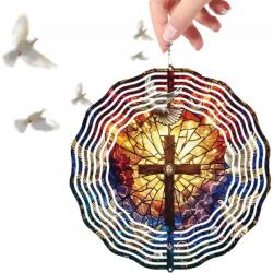 Bedee 3D Forgó Szélmedál 25.5CM Halloweenre És Karácsonyra (HWXZDZ)