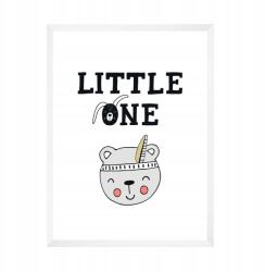  Gyerekposzter "Little one" 21x29, 7 cm fehér keret (MP1-0270_21X29,7,063)