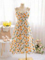 Shein Fehér Ruha Nyári Nyomtatás (0XL) (613051)