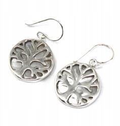  Ezüst fülbevaló 15mm Mother of Pearl