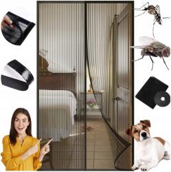  Nagy Méretű Szúnyogháló Erkélyajtóra, Mágneses Függöny, Szúrásálló, 90x200cm (Moskitiera magnetyczna na drzwi balkonowee)