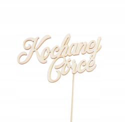 Klepkomania topper torta felirat Szeretett Lányomnak (BSTP455)