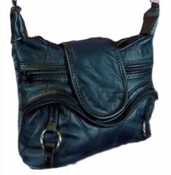 CONVEY Sötétkék kézitáska valódi bőrből