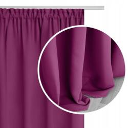 Prestiqua Függöny nappaliba, fényzáró, szalaggal, csíptetős, amaránt színű, 140x240 Hold (HOLD2)