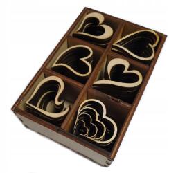 Kreatywne Myślenie Szív Szett 60db 3cm-es szív esküvőre, lakodalomra, dekoráció (32648)