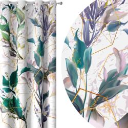 HomeView Függöny Kész Átvezetők 140x250 Átvezetők Levelek 109 Rövidítés Ingyenes (H-ZAP109-U)