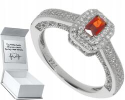  Ezüst Gyűrű Díszkővel Minta 925 Ajándék Gravírozás 17 (PCA 083 X 17)