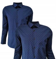 Anagre Férfi Elegáns Ining Casual Klasszikus Sötétkék 3XL