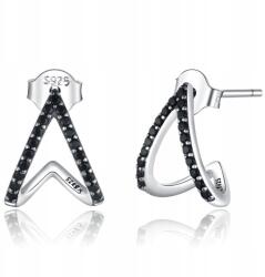 M. Jopek Ezüst Fülbevaló 925-ÖS Ezüstből Háromszög Gyönyörű M. Jopek