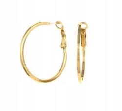 Colibra Arany színű karika fülbevaló Colibra, mindig divatos, közepes méretű, 3, 2 cm-es, lapos (p6023/6)