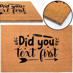 TabPrint Lábtörlő Ajtóhoz 40x60 DID You Text First MiX (Mata Wycieraczka ECO KOKOSOWA Duża)