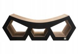 Kapak Drapak Kutyafekhely Kisállatoknak Washpapa Diamond fekete macskakaparó (Washpapa Standard Diamond czarny)