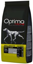 Optimanova Optima Nova Dog Gf Felnőtt Emésztőrendszerrel Fogyasztható Nyúl & Burgonya 12kg