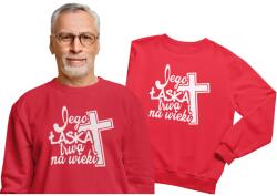 Aradena Ideális Blúz Zarándoklathoz Keresztény Blúz Zarándoklathoz M (406 M Jego łaska trwa na wieki)