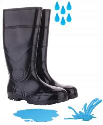 Lemigo Férfi Pvc gumicsizma, munkavédelmi, horgász, erdészeti, magas szárú, 46-os méret (KALOSZE WYSOKIE REGULOWANE PCV)