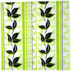 Miximport Háromrétegű szalvéta 33x33 cm Zöld levelek minta, 20 db