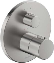 Duravit - Rejtett termosztatikus csaptelep, 2 készülékhez, csiszolt acél TH4200014070 (TH4200014070)
