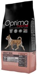 Optimanova Dog Adult Mini Sensitive Lazac & Burgonya Gf 8 kg