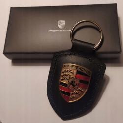 Porsche Design Kulcstartó Porsche bőr, eredeti, Németországban gyártva