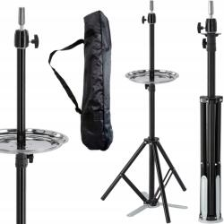 Calissimo Fodrász tartó állvány fodrász gyakorló fejhez, tányérral