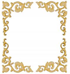 Kreatywne Myślenie Fa Dísz x4 öko scrapki decoupage 5cm (32390)