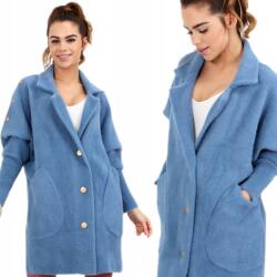 SOHO exclusive Alpakagabát Női Vízlepergető Divatos Gallérral Plus Size Farmer Hatású 2336