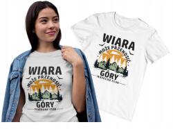 Aradena Női Póló Keresztényeknek Zarándoklathoz Ajándék Jézus S (134 S Wiara może góry przenosić)