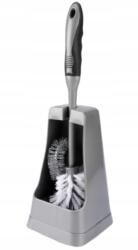 Ravi Szabadonálló Wc kefe műanyag állvány, szürke (RAVI004)