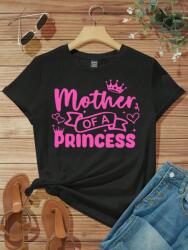 Shein LC65304 Shein Fekete Nyomott Mintás Póló (4) M