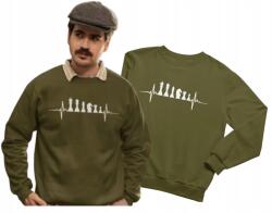 Aradena Pulóver sakkrajongóknak Ekg sakk apukáknak ajándék karácsonyra XL (406 XL Ekg Szachy)