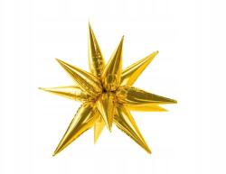 Party Deco Fólia lufi 3D csillag arany fényes 70cm