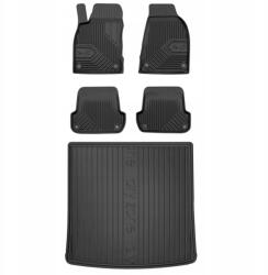 FroGum Gumi autószönyegek és szőnyeg szett Audi A4 B6 2000-2006 Kombi, oldalsó üregek nélkül