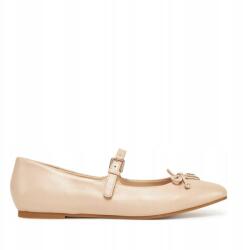 Guess Női balerinacipő Guess Flkay LEA02 taupe 36, Bézs (FLKAY LEA02 taupe)