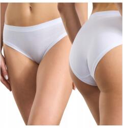 Spiman Női Bugyi Bugyi Pamut és Modal Midi Derékmagasság Rugalmas Puha Fehér S