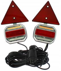 TT Technology Hátsó Lámpa Led Dinamikus Irány Mágnes Háromszög